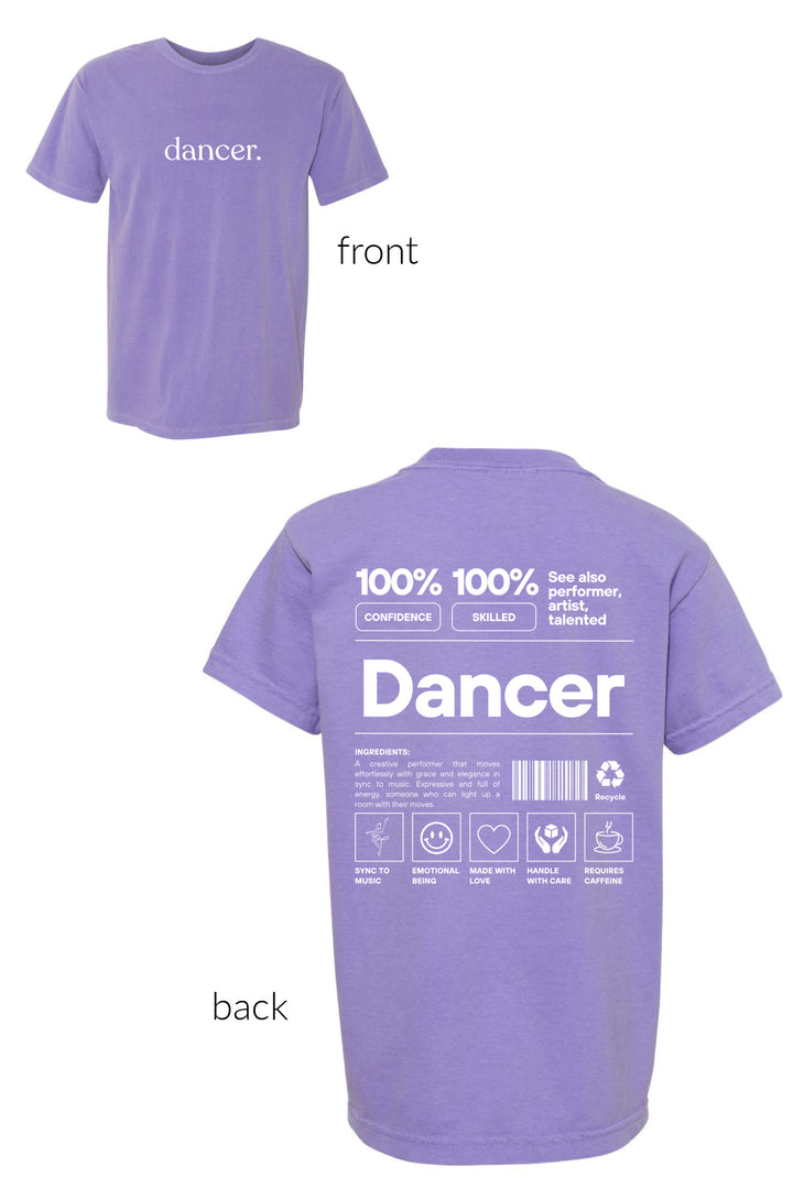 Dancer Definition Graphic Tee - Violet