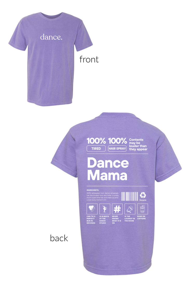 Dance Mama Definition Graphic Tee - Violet