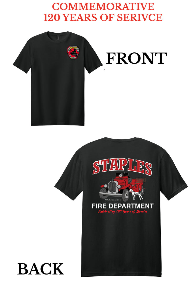 Commemorative 120 Years of Service Front & Back T-Shirt