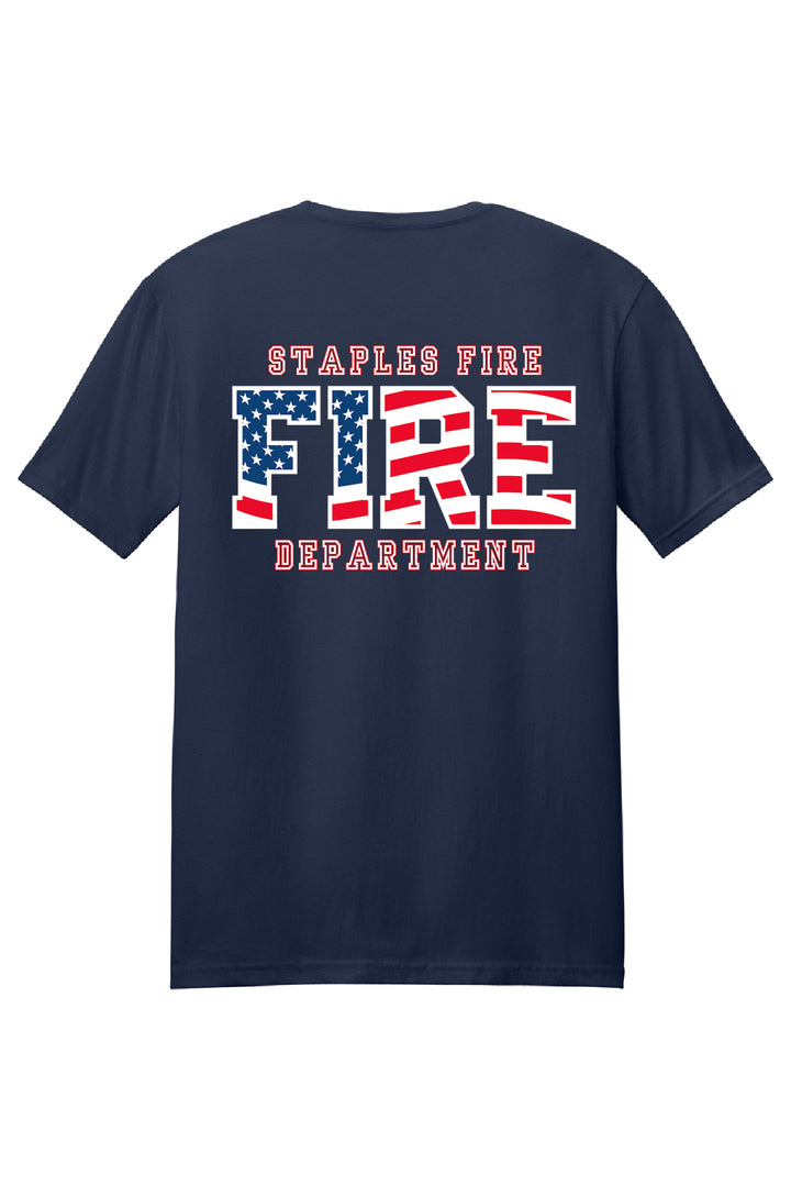 Patriotic Flag Front & Back T-Shirt - Multiple Colors