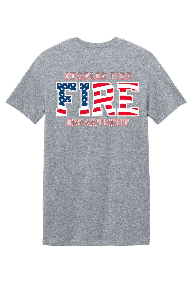 Patriotic Flag Front & Back T-Shirt - Multiple Colors