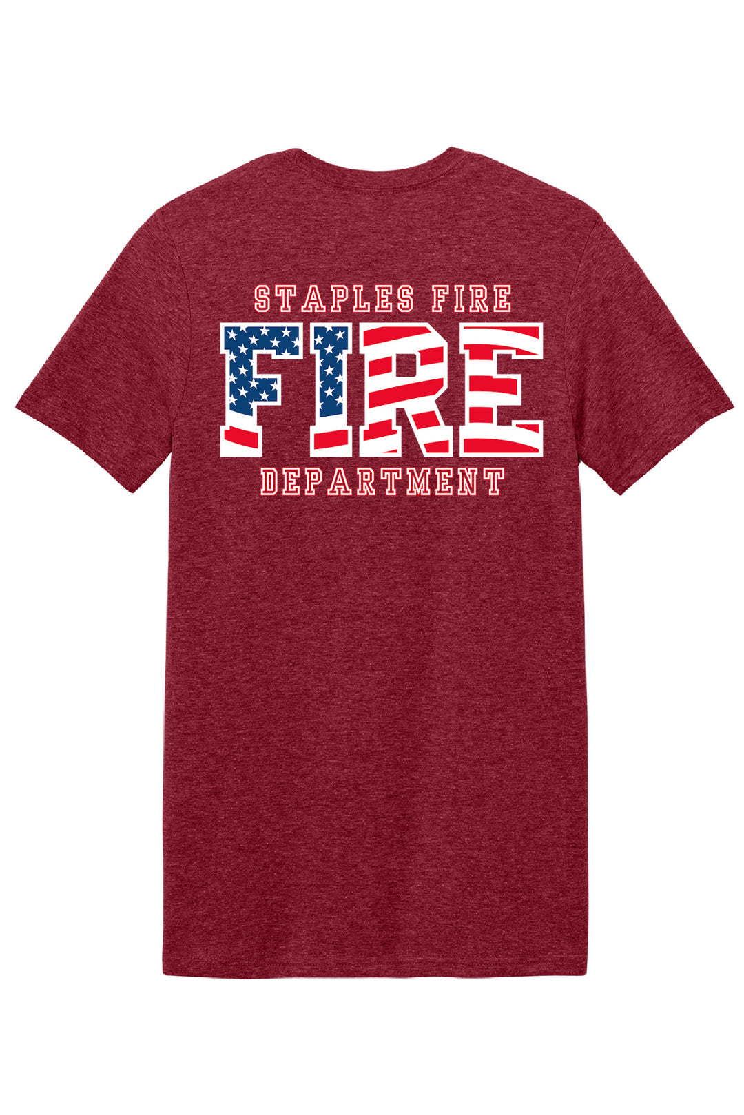 Patriotic Flag Front & Back T-Shirt - Multiple Colors