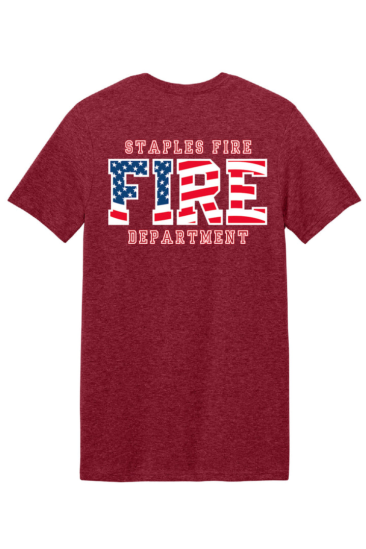 Patriotic Flag Front & Back T-Shirt - Multiple Colors