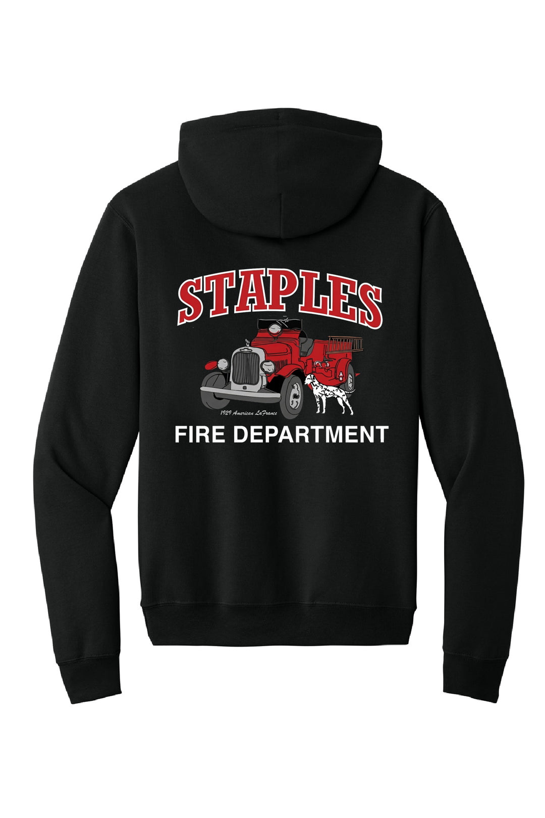 American LaFrance Front & Back Hooded Sweatshirt