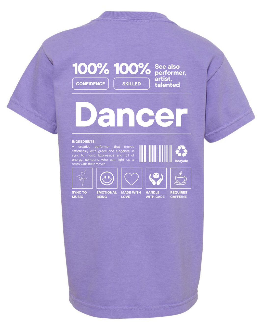 Dancer Definition Graphic Tee - Violet