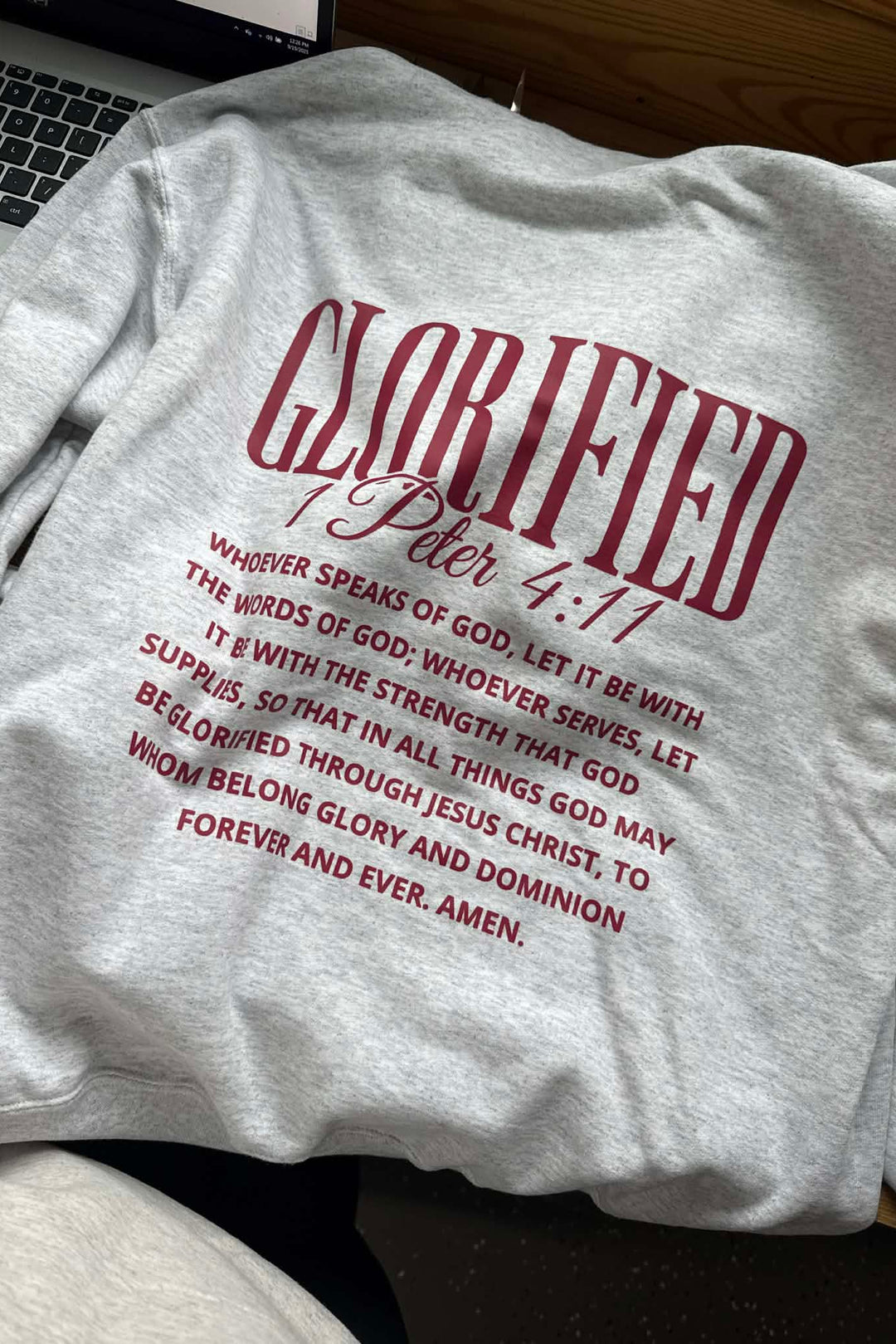 Glorified Hooded Sweatshirt - Ash Grey